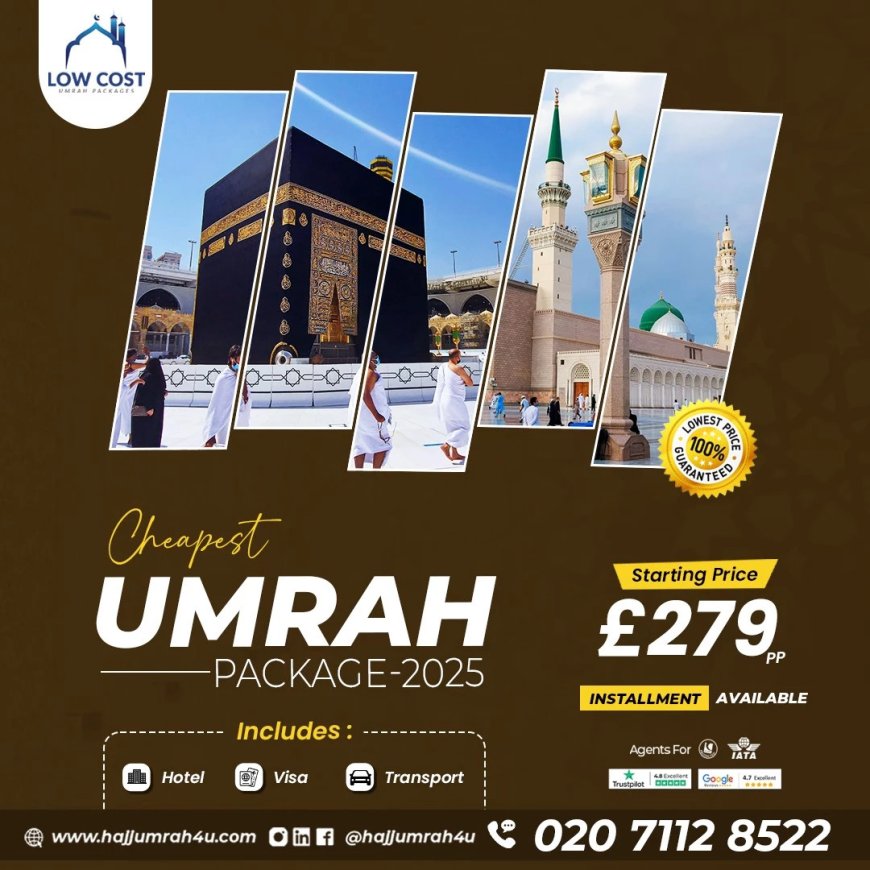 Cheap Umrah Package from Belfast Affordable  Journey