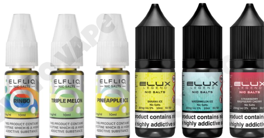 Explore Elux Legend Nic Salt and Elfliq Nic Salt – Premium Vapes from How To Vape