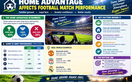 How Does Home Advantage Affect Football Match Performance?