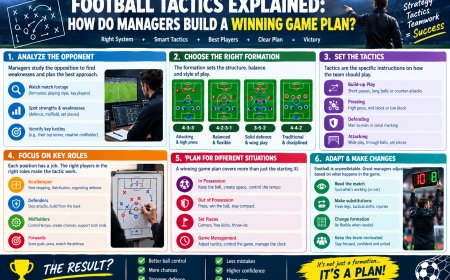 Football Tactics Explained: How Do Managers Build A Winning Game Plan?